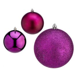 Bolas de Navidad Ø 10 cm 6 Unidades Morado Plástico Precio: 4.49999968. SKU: B12S3CG5VM