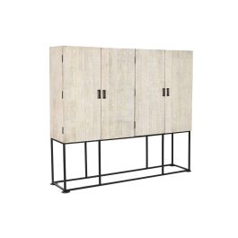 DKD Home Decor Armario Indio Desmontable Blanco Negro de Mango y Metal, 180 cm Ancho x 40 cm Fondo x 160 cm Alto, 4 Puertas, 2 Cajones Precio: 919.59000056. SKU: B12NQQEWQS