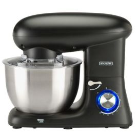 Bourgini Amasadora Kitchen Chef Plus 5.5L Negro 1400W con Tazón de Acero Inoxidable y 8 Velocidades Precio: 148.69000058. SKU: B1JK4Y4MQG