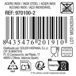 Fuente Oval Quttin 25 cm Acero Inoxidable (36 Unidades) Fuente Oval Quttin 25 cm Acero Inoxidable (36 Unidades)