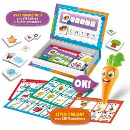 Lisciani Giochi LIS8008324110155 Bolígrafo Parlante y Juguetes Magnéticos Carotina para Aprendizaje Lúdico