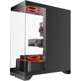 Mars Gaming MCPRISMA Caja Gaming Semitorre ATX MC-PRISMA con Triple Cristal Templado, Iluminación ARGB, Doble Cámara