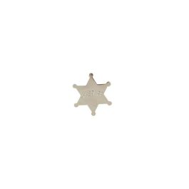 My Other Me Estrella de Sheriff Metal - Insignia Multicolor para Niños a partir de 36 Meses, Accesorio de Disfraz y Juego de Roles