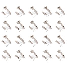 Emuca Lote de 20 bisagras rectas X91 con cierre suave y suplemento recto para atornillar, Altura 1, Acero, Niquelado Precio: 37.50000056. SKU: B1D4EFDSQ6