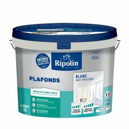 Ripolin RIP3174269072843 Pintura para Techo Blanco Mate Sin Rastro 10L