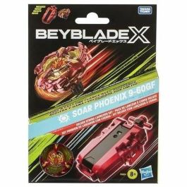 Hasbro HAS5010996256607 Beyblade X, Paquete de Peonza Soar Phoenix 9-60GF con Lanzador de Cuerda de Lujo