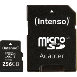 Intenso 3423492 Tarjeta Micro SDXC UHS-I Premium 256GB Clase 10 hasta 45MB/s con Adaptador Precio: 26.59000047. SKU: S0226685