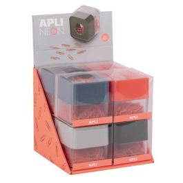 Apli Portaclips imantado de clips Neon, expositor con 8 unidades y 100 clips, colores surtidos gris, azul, naranja, caqui Precio: 29.79000035. SKU: B17LS3HPPA