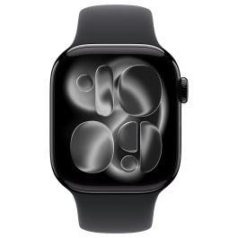 Apple Watch S11 Aluminium Cellular 42mm Diamantschwarz (Sportarmband schwarz) M/L Smartwatch
