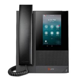 Poly CCX 400 Teléfono IP con Pantalla Táctil a Color 5" LCD 720x1280, Android 9, USB-A, RJ-9, Dimensiones 18.1 x 21.5 x 5.0 cm