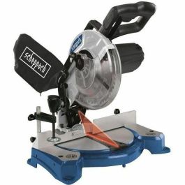 Scheppach HM80L Sierra ingletadora radial 1500W 210 mm con láser, corte 120x60mm, aluminio fundido