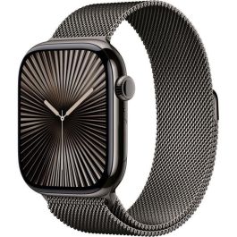 Apple Watch Series 10 GPS + Cellular - 46 mm - Caja de titanio color pizarra - Correa Milanese Loop color pizarra - S/M Precio: 1344.1768998669. SKU: B1HTTCP4A8