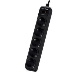 Regleta con interruptor Cyberpower B0520SC0-DE/ 5 Tomas de corriente/ Cable 1.8m/ Negra Precio: 13.50000025. SKU: B16AQQWDK7