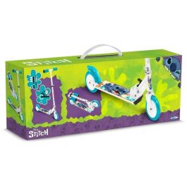 Disney DIS3496276260427 Patinete Plegable STITCH, Freno Pie Trasero, Altura Ajustable