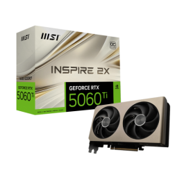 MSI GeForce RTX 5060 Ti 16G INSPIRE 2X OC 16 GB GDDR7 - 912-V535-007 MSI GeForce RTX 5060 Ti 16G INSPIRE 2X OC 16 GB GDDR7 - 912-V535-007