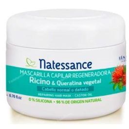 NATESSANCE Mascarilla Capilar Ricino Regeneradora 150ml - Con Queratina Vegetal, 96% Origen Natural Precio: 16.50000044. SKU: B144XE2G65