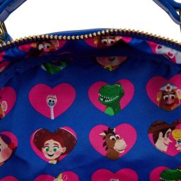 Loungefly Mochila Woody & Bo Peep Toy Story Disney 28cm - Piel Vegana con Detalles Bordados y Estampados