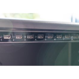Digitus Armario de carga móvil para 16 tablets hasta 14'' USB-A, Metal, Negro con 4 ruedas