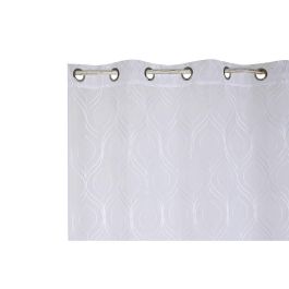 Cortina Basicos DKD Home Decor Blanco 260 x 260 x 140 cm