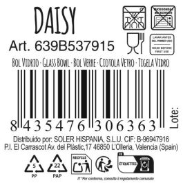 La Mediterranea Bol para Snacks con Diseño Daisy y Colores, 14 cm de diámetro (48 Unidades)