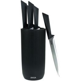 Jocca JOC8435253586612 Juego de 5 Cuchillos con Taco de Polipropileno Negro Jocca JOC8435253586612 Juego de 5 Cuchillos con Taco de Polipropileno Negro