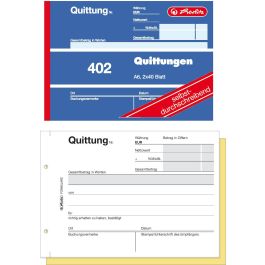 Herlitz Quittungsblock 2x40 Bl. A6 selbstdurchschreibend Precio: 14.7899994. SKU: B1JR6GQJVS