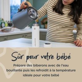 TOMMEE TIPPEE Kit de preparación de biberones GoPrep, 2 minutos, termo enfriador, temperatura en pantalla LED TOMMEE TIPPEE Kit de preparación de biberones GoPrep, 2 minutos, termo enfriador, temperatura en pantalla LED