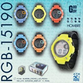 G&B TIME Reloj G-Body Digital con Pantalla LCD para Hombre, Modelo WR30M - Con Estuche Precio: 5.6023. SKU: B17V39KWQV