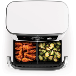 Ninja AF500EUWH Freidora de Aire Caliente FlexDrawer Doble 10,4 L Blanca