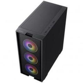 Hiditec Caja Torre PC Gaming H2 AIR ARGB Blanco ATX EATX ITX Micro ATX con Iluminación RGB para Componentes de Alto Rendimiento