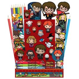PYRAMID Calendario Adviento Harry Potter 24 Sorpresas Papelería: Lápices, Bolígrafos, Reglas, Gomas y Sacapuntas