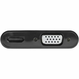 Adaptador Display Port a HDMI/VGA Startech DP2VGAHD20 4K Ultra HD Negro Adaptador Display Port a HDMI/VGA Startech DP2VGAHD20 4K Ultra HD Negro