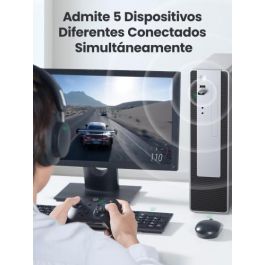 UGREEN 80889 Adaptador Bluetooth USB-A 5.0 Inalámbrico para PC/Portátil 20 Mbps Negro