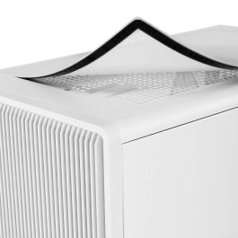 Nox NXINFTYIOTAWH Caja Gaming Semitorre Infinity IOTA Blanca con Cristal Templado, Frontal Mesh y 4 Ventiladores ARGB