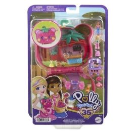 Caja Oso Fresa - Polly Pocket - Hrd35 - Caja Compacta Mini Muñeca Polly Pocket