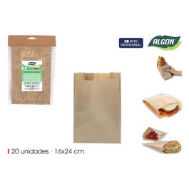Bolsas Kraft reutilizables para alimentos, 20 unidades - Algon (24 Unidades) Precio: 25.4999998. SKU: B14WNHFWH8