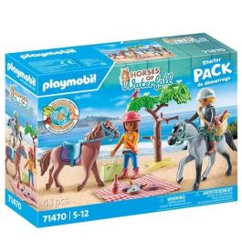 PLAYMOBIL 71470 Amélia y Ben con caballos