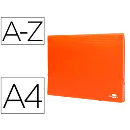 Carpeta Liderpapel Clasificador Fuelle Polipropileno Din A4 Naranja Fluor Opaco 13 Departamentos Precio: 4.79000038. SKU: B143XNKFQA