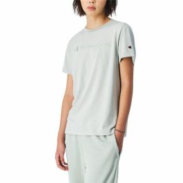 Camiseta de Manga Corta Mujer Champion Champion SS Azul Verde