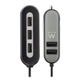 Ewent EW1355 Cargador USB Coche 5 Puertos 10.8A, Smart IC, Protecciones Múltiples, Cable 1.5m Precio: 8.98999992. SKU: B17QMPJDW2