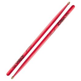 Baquetas Zildjian 5A Hickory Neon Rosa Baquetas Zildjian 5A Hickory Neon Rosa