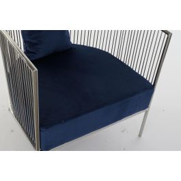 DKD Home Decor Butaca Moderno Azul Marino 69 x 70 x 66 cm