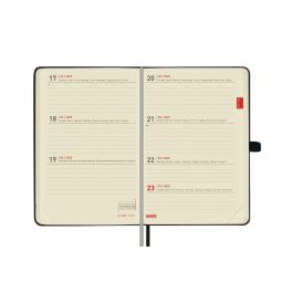 Agenda Finocam Minimal Negro A6 10 x 15 cm 2024-2025