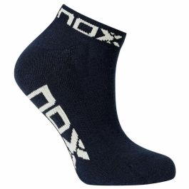 Calcetines Deportivos Nox Logo Azul 35-39 Calcetines Deportivos Nox Logo Azul 35-39