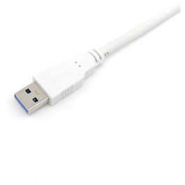 EQUIP USB-A 3.2 a USB-C St/St 2.00m 3A/20V Cable blanco