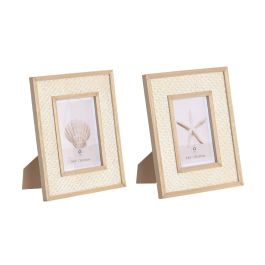 DKD Home Decor Marco Foto Hangzhou design 26b Mediterraneo MDF y Ratan Natural 10x15 cm (4 Unidades) Precio: 29.49999965. SKU: B1DT2MDGWT