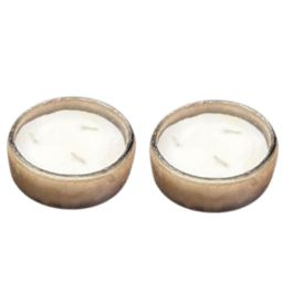 DKD Home Decor Vela Urban Blanco Ambar 10x10x5 cm Cera de Soja Cristal 250g (2 Unidades) Precio: 14.69000016. SKU: B196DRVJSY