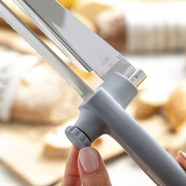 Cuchillo de Pan con Guía de Corte Regulable Kutway InnovaGoods Cuchillo de Pan con Guía de Corte Regulable Kutway InnovaGoods