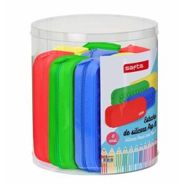 Safta Set 8 Juguetes Sensoriales Pop It Cuadrados de Silicona 27x23cm - Modelos Surtidos, Ideal para Niños +3 Años