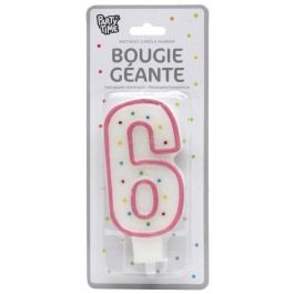 Party Time Vela Aniversario Surtida Números 0-9 14 cm